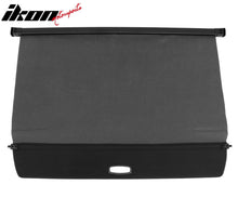 Load image into Gallery viewer, 2022-2024 Rivian R1S Black Retractable Rear Trunk Cargo Cover Canvas