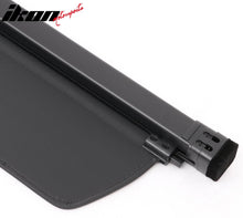 Load image into Gallery viewer, 2022-2024 Rivian R1S Black Retractable Rear Trunk Cargo Cover Canvas