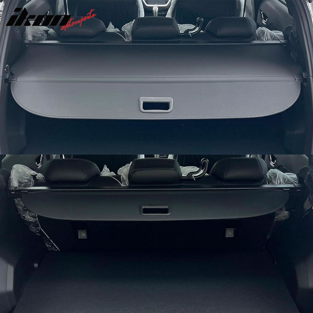 2024-2025 Subaru Crosstrek Impreza Black Trunk Cargo Cover PVC Aluminu