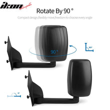 Load image into Gallery viewer, 2003-2017Â Chevy Express GMC Savana Side View Tow Mirrors Textured