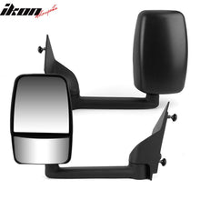 Load image into Gallery viewer, 2003-2017Â Chevy Express GMC Savana Side View Tow Mirrors Textured