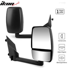 Load image into Gallery viewer, 2003-2017Â Chevy Express GMC Savana Side View Towing Mirror Textured