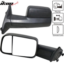 Load image into Gallery viewer, 2009-2013Â Dodge Ram 1500 2500 3500 Side Towing Mirrors Turn Signal