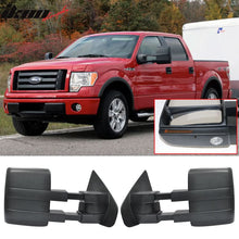 Load image into Gallery viewer, 2007-2014Â F150 Tow Mirrors Power Heated Turn Signal Puddle Light 2PC