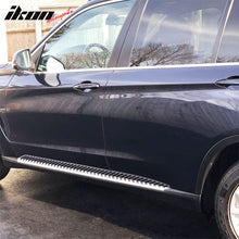 Load image into Gallery viewer, 2014-2018 BMW X5 F15 OEM Style Silver Black Running Boards Aluminium