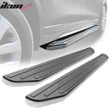 Load image into Gallery viewer, 2016-2022 Honda Pilot V2 Style Black Chrome Running Board Aluminum ABS