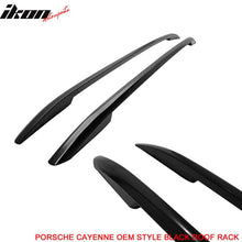 Load image into Gallery viewer, 2011-2016 Porsche Cayenne OE Style Black Roof Rack Cross Bar Aluminum