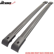 Load image into Gallery viewer, 2007-2012 Acura MDX SUV Sport OE Black Cross Bar Roof Rack Aluminum