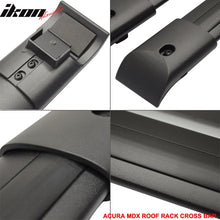 Load image into Gallery viewer, 2007-2012 Acura MDX SUV Sport OE Black Cross Bar Roof Rack Aluminum