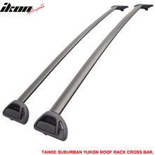 Load image into Gallery viewer, 2000-2014 Tahoe Suburban Yukon OE Black Cross Bar Roof Rack Aluminum