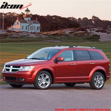 Load image into Gallery viewer, 2009-2020 Dodge Journey OE Black Cross Bar Roof Rack Aluminum ABS