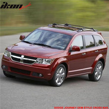 Load image into Gallery viewer, 2009-2020 Dodge Journey OE Black Cross Bar Roof Rack Aluminum ABS