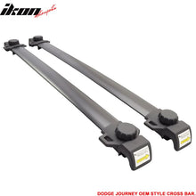 Load image into Gallery viewer, 2009-2020 Dodge Journey OE Black Cross Bar Roof Rack Aluminum ABS
