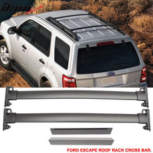 Load image into Gallery viewer, 2008-2012 Ford Escape OE Style Black Roof Racks Cross Bars Aluminum
