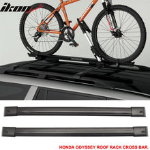 Load image into Gallery viewer, 2005-2010 Honda Odyssey Van OE Black Top Roof Rack Cross Bar Aluminum