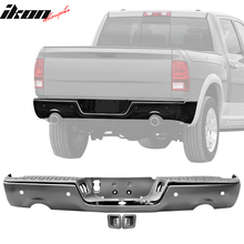 Load image into Gallery viewer, 2009-2018 Dodge Ram 1500 Rear Step Bumper With Exhaust Holes - Steel