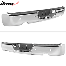 Load image into Gallery viewer, 2009-2018 Dodge Ram 1500 Rear Step Bumper With Exhaust Holes - Steel