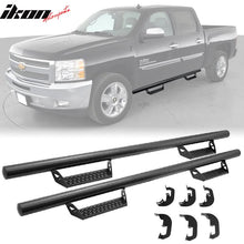 Load image into Gallery viewer, 2007-2018 Chevy Silverado Crew Cab BCT Style Black Running Boards