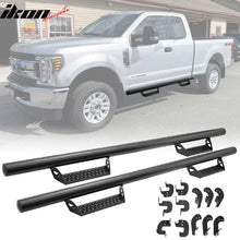 Load image into Gallery viewer, 2017-2022 Ford F-250 Super Duty Super Cab BCT Black Side Step Bars