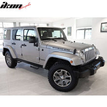 Load image into Gallery viewer, 2007-2018 Jeep Wrangler 4Dr BCT Style Black Running Boards Side Steps