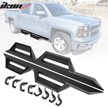 Load image into Gallery viewer, 2007-2018 Chevy Silverado Crew Cab BZ Style Black Running Boards