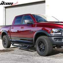 Load image into Gallery viewer, 2009-2023 Dodge Ram 2500 3500 IKON V1 Black Running Boards Solid Steel