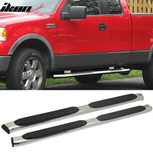 Load image into Gallery viewer, 2004-2014 Ford F150 Extended Cab OE Silver Black Running Board Steel