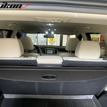 Load image into Gallery viewer, 2016-2020 Kia Sorento Black Tonneau Cargo Cover Vinyl Aluminum Rod