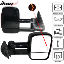 Load image into Gallery viewer, 2003-2007Â Silverado Sierra Tow Mirrors Power Heated Signal Light 2PC