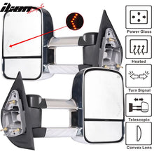 Load image into Gallery viewer, 2007-2014Â Silverado Tow Mirrors Power Heated Signal Arrow Light 2PC