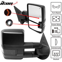 Load image into Gallery viewer, 2007-2014Â Silverado Tow Mirrors Power Heated Signal Arrow Light