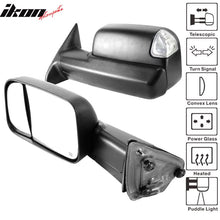 Load image into Gallery viewer, 2009-2012Â Ram Telescoping Heatedddle Light Signals Tow Mirror