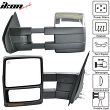 Load image into Gallery viewer, 2009-2014Â F150 Tow Mirrors Power Heated Turn Signalddle Light Chrome