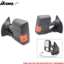 Load image into Gallery viewer, 2003-2007Â Ford F250 Side View Tow Mirrors Ext Power Heated Turn Light