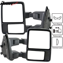 Load image into Gallery viewer, 1999-2015 Ford F250 F550 Tow Towing Mirrors Manual Pair