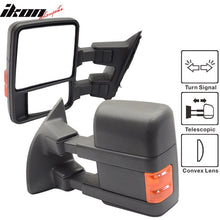 Load image into Gallery viewer, 1999-2015Â Ford F250 F350 F450 F550 Super Duty Rear View Towing Mirrors