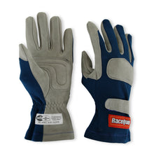 Load image into Gallery viewer, RaceQuip Blue 1-Layer SFI-1 Glove - Large