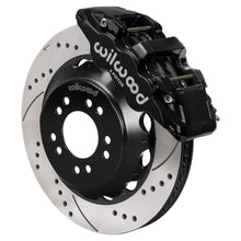 Load image into Gallery viewer, Wilwood Ford Mustang II Ford Aero6 Front Brake Kit w/ 14.00in Drilled &amp; Slotted Rotor - Black
