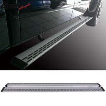 Load image into Gallery viewer, 2004-2014 Ford F150 Super Black Grey Running Board Bracket Aluminum
