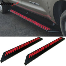 Load image into Gallery viewer, 2004-2014 Nissan Titan Black Red Running Board Bracket Aluminum