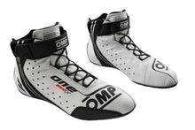 Load image into Gallery viewer, OMP ONE EVO X SHOES MY2024 FIA 8856-2018 NAVY BLUE / CYAN SIZE 45