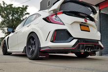 Load image into Gallery viewer, Rally Armor 17-21 Honda Civic Type R Black UR Mud Flap w/ White Logo