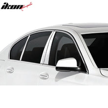 Load image into Gallery viewer, 2011-2016 BMW 5-Series F10 4-Door Pillar Post Trim Stainless Steel 6PC