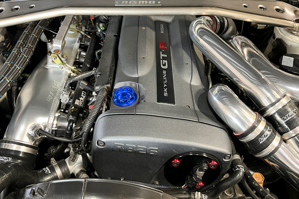 HPS Performance 5269-108BL Anodized billet aluminum oil cap
