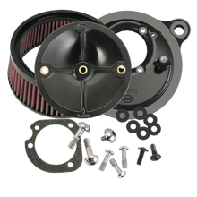 Load image into Gallery viewer, S&amp;S Cycle 2007+ XL Sportster Models w/ Stock EFI Stealth Air Cleaner Kit w/o Cover