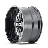 Cali Off-Road 9110 Summit 22x10 / 8x170 BP / 0mm Offset / 125.2mm Hub Gloss Black Milled Wheel