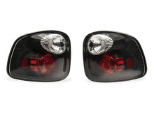 Load image into Gallery viewer, Raxiom 01-03 Ford F-150 Flareside Axial Series Euro Style Tail Lights- Black Housing- Clear Lens