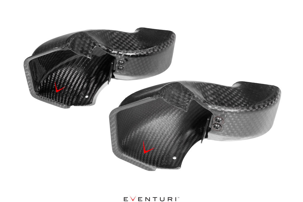Eventuri G87 M2 Black Carbon Intake Scoop Set - Matte Carbon - EVE-G87M2-CFM-SC