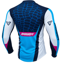 Load image into Gallery viewer, Answer  Syncron Raceday Jersey Dark Blue/Cyan/Grey/Purple - Small
