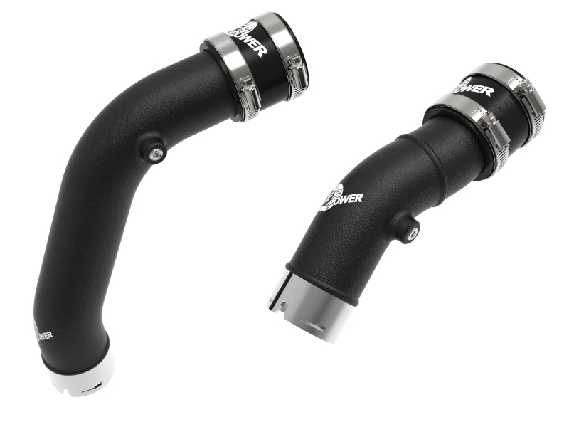 aFe BladeRunner 2-1/4in Aluminum Hot Charge Pipe Black RAM 1500 RHO 25-27 L6-3.0L (tt)